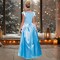 Womens Deluxe Cinderella Costume With Elegant Blue Ball Gown For Parties Medium 8-10